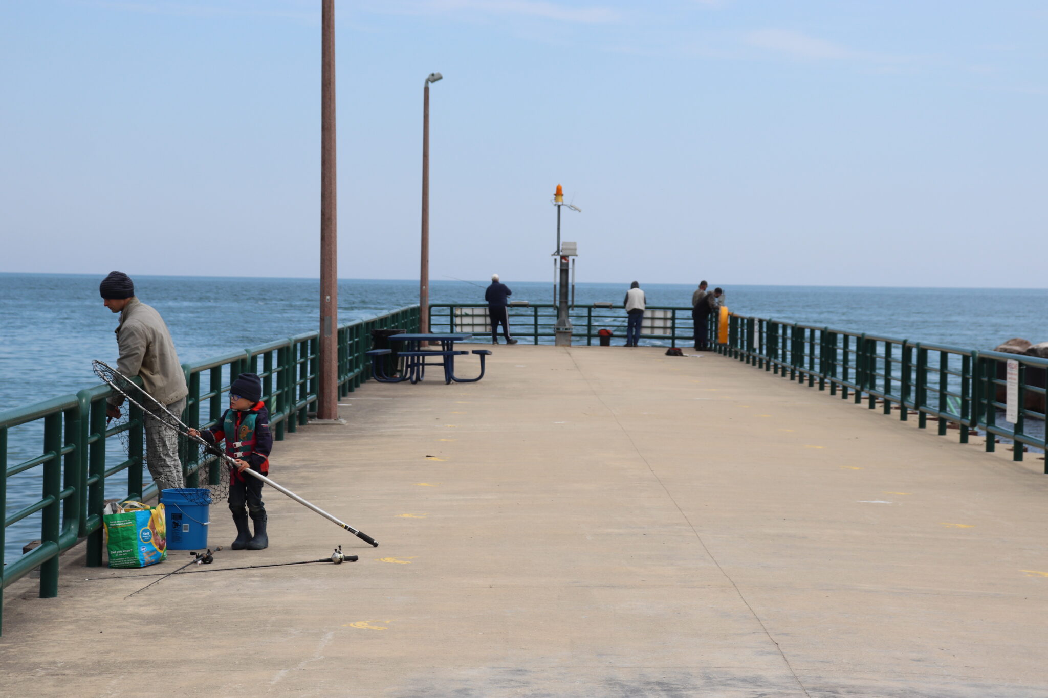 Oak Creek Power Plant's fishing pier a great place to