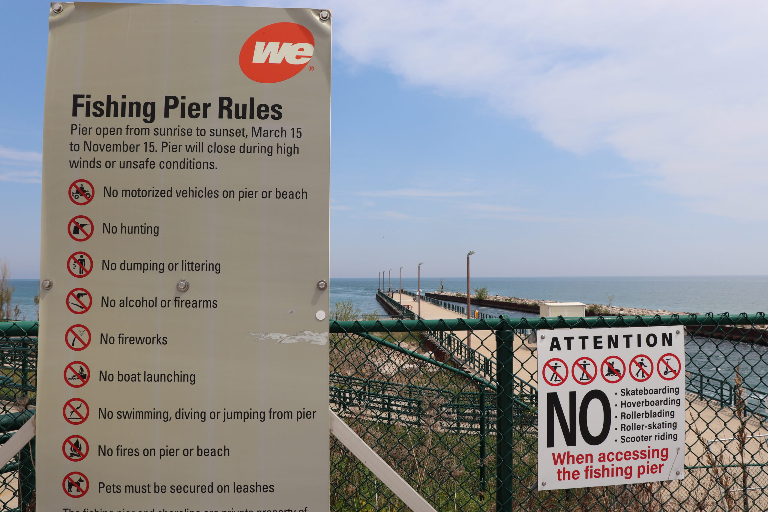 Fishing Pier rules