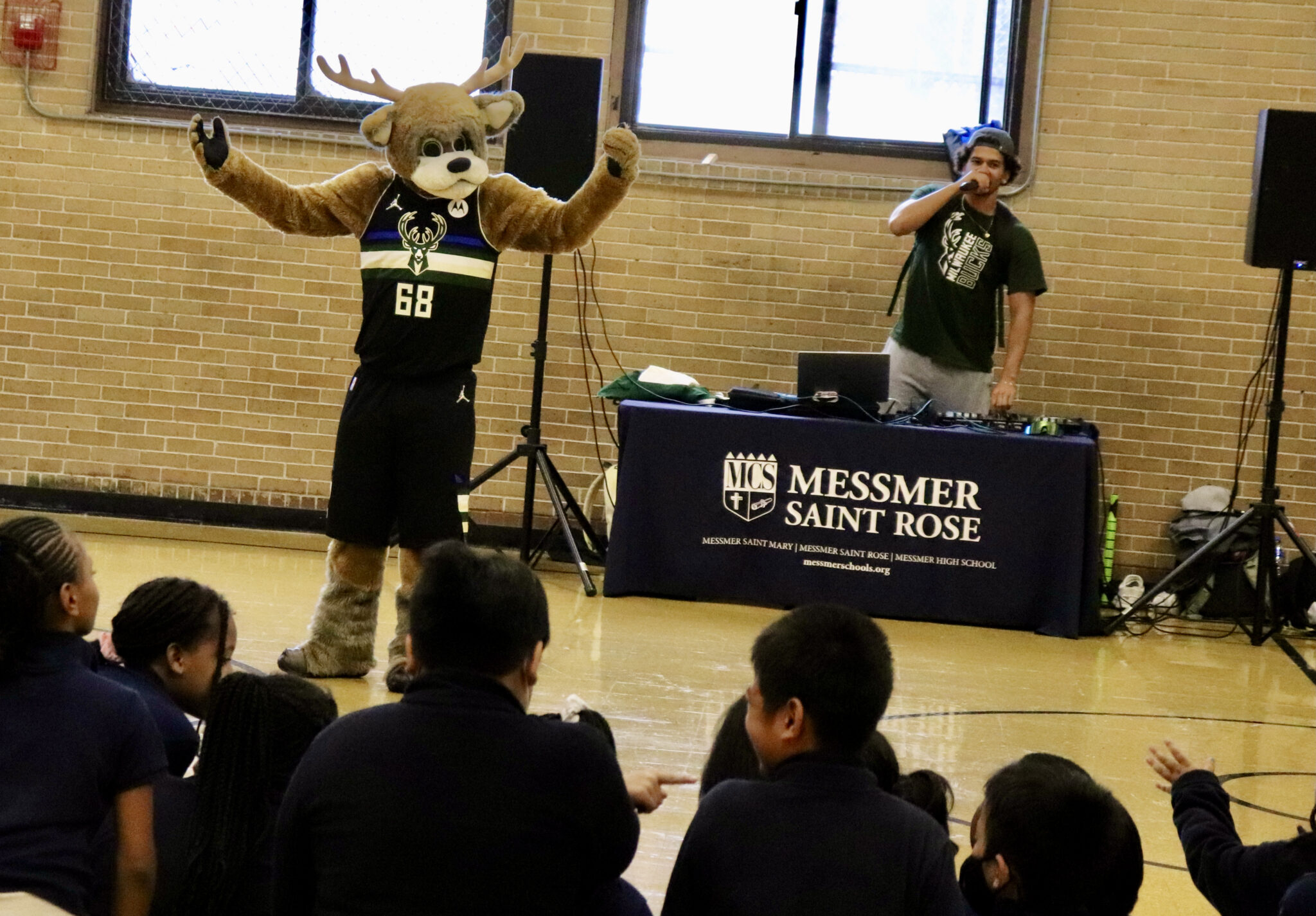 A highflying celebration We Energies and Milwaukee Bucks partner to